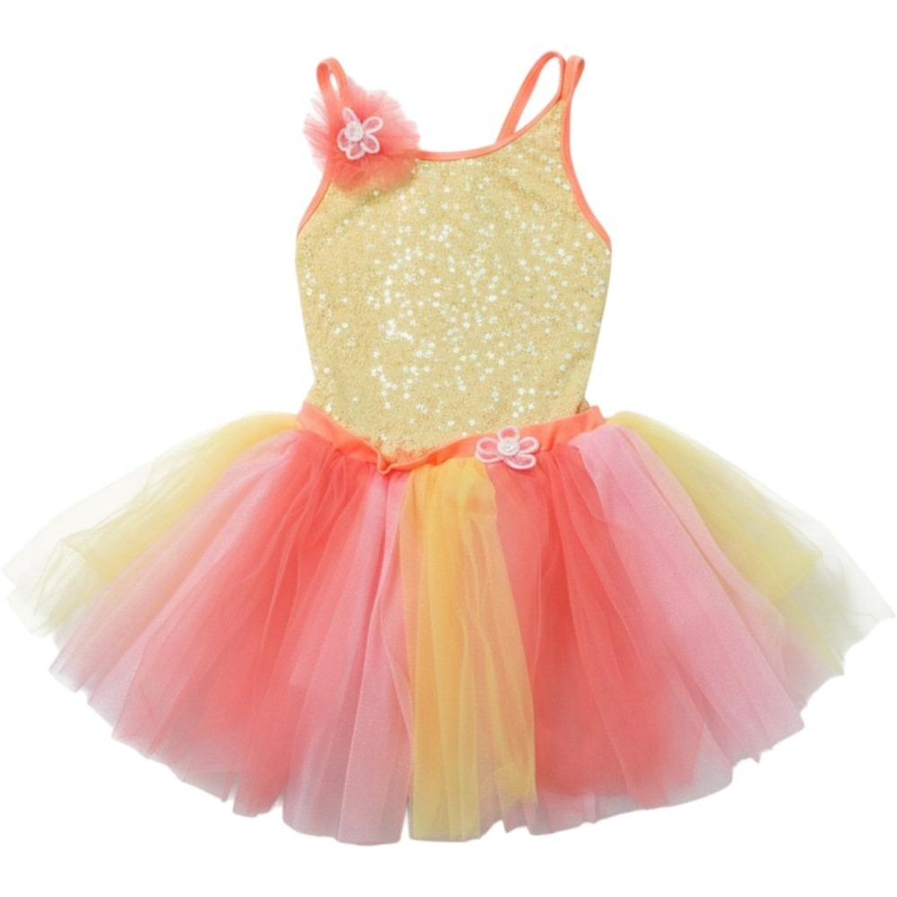 Revolution Dancewear Here Comes the Sun Sequin Tutu Costume Girls MC
